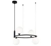 Maytoni Ring lampe suspendue 4x25 W noir MOD013PL-04B