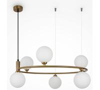 Maytoni Ring lampe suspendue 6x25 W laiton MOD013PL-06BS1
