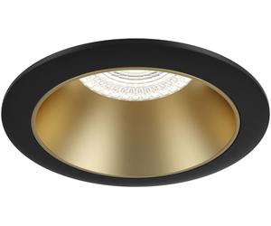 Maytoni Share spot encastré 1x15 W noir-doré DL053-01BMG