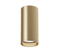 MAYTONI Spot de plafond moderne Focus en aluminium, hauteur 13 cm, cylindre, clair, excl. 1 X GU10 (50W) pour chambre à coucher, salon, salle à manger, cuisine