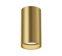 MAYTONI Spot de plafond Série FOCUS S, Moderne en Métal Dorée Mat, Basic Design pour 1 ampoule non incluse, pour tout type de pièce