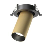 MAYTONI Spot encastrable au plafond Style artisanal Ampoule GU10 moderne 10 watts Noir et or mat Aluminium K CRI pour salon, bureau, cuisine, café