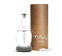 Mayu Carafe à eau structurée tourbillon - Technologie Vortex soufflée à la main - Filtre osmose inverse - Distributeur d'aération - 1,5 L
