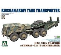 Maz-537g Tractor W/chmzap-5247g Semitrrailer- 1:72e - Takom G