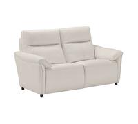MAZARO - Canapé 2 Places Fixe Cuir Blanc - Altobuy Blanc G