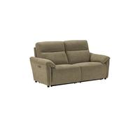 MAZARO - Canapé 3 Places Relax Electrique Tissu Vert Chiné - Altobuy Vert G