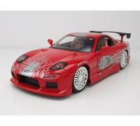 Mazda RX-7 1993 Rouge Dom Fast & Furious Modèle Réduit 1:24 Jada Toys