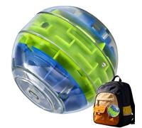 Maze Ball, 3D Logic Thinking Educational Brain Teaser, 2.76x2.76x2.44 inch Brains Training Focus Maze Game, Perfect for Women Men Teens Family, Great for Home Travel Daily School Classroom, Fun Party