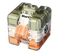 Maze Ball - Grand Labyrinthe 3D - Cube Magique et Boule - Jouet Éducatif Interactif 3D | Cube À Labyrinthe,Casse-tête captivant et Difficile, idéal pour l'entraînement cérébral (Vert)