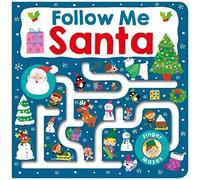 Maze Book: Follow Me Santa