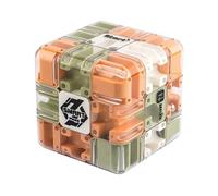 Maze Cube Puzzle Toy - Stress Relief Maze Cube, Trainage du cerveau Traine 3D Labyrinth Toys, Toys 3D Mazes Cubes Toy, Sensory Mazes Cubes Game For Birthday Favor Kids Teen Classroom École adulte Stoc