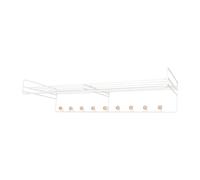 Maze Étagère à chapeaux Bill Hat Rack L Blanc