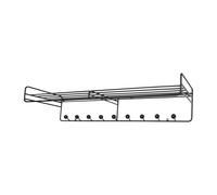 Maze Étagère à chapeaux Bill Hat Rack L Noir