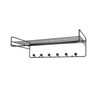 Maze Étagère à chapeaux Bill Hat Rack Noir