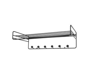 Maze Étagère à chapeaux Bill Hat Rack Noir