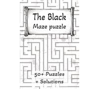 Maze Finder Puzzle Book: Maze Puzzles for Experts a Hard & Difficult Puzzlebook | 6x9 Inch, 110 Pages | 50+ Puzzles | Solutions Included