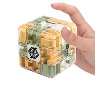 Maze Game - 3D Roller Ball Puzzle Cube for Brain Training, Party Fun with Interactive Challenge Function, Brain Teaser Toy for Classroom School Family Gathering, Compact