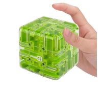 Maze Game - 3D Roller Ball Puzzle Cube for Brain Training, Party Fun with Interactive Challenge Function, Brain Teaser Toy for Classroom School Family Gathering, Compact
