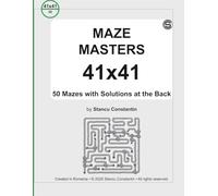 MAZE MASTERS 41x41: 50 Mazes with Solutions at the Back