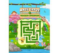 Maze Puzzle Book for Kids 4-8: First Mazes for Kids 4-6, 6-8 year olds | Maze Activity Workbook for Children: Games, Puzzles and Problem-Solving (Maze Learning Activity Book for Kids