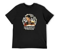 Maze Runner The Scorch Trialss Character Thomas Brodie-Sangster Print Unisex T-Shirts Men Tee Cotton Tops Black Shirt 3XL