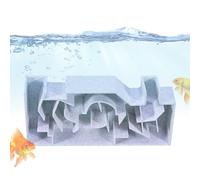 Maze Souterrain Aquarium, Tunnel De Peau De Crevettes, Grotte De Poisson Souterraine, 6.3x2.95x1.18 Pouces, Construction Conviviale, Installation Facile, Pour Les Murs D'angle Et Les Dispositions De R