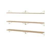 Maze Système d'étagères Pythagoras Bundle B chêne-laiton