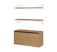 Maze Système d'étagères Pythagoras Bundle F chêne-blanc