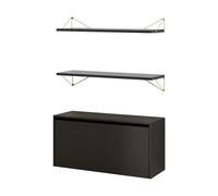 Maze Système d'étagères Pythagoras Bundle F noir-laiton