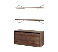 Maze Système d'étagères Pythagoras Bundle F noyer-noir