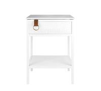 Maze Table d’appoint Tracy. orientée vers la gauche blanc