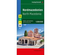 Freytag & Berndt – Carte routière Macédoine du Nord