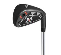 MAZEL WM-X4 Fer forgé de golf 3,4,5,6,7,8,9,P, S, Fers de golf simples à faible COG et semelle large pour aider les débutants à maximiser la précision et la distance (noir, fer 7, 32°)