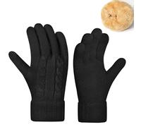 MAZELIKEHOOD Gants Femme Chauds Touchscreen Hiver Tricoté Mouflés Tactile Smartphone Conduire Écran Tactile