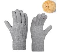 MAZELIKEHOOD Gants Femme Chauds Touchscreen Hiver Tricoté Mouflés Tactile Smartphone Conduire Écran Tactile