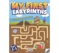 Mazes for kids ages 3-5: My first Activity book for kids ages 3,4,5 Fun educational games for toddlers, Brain games puzzle book, Brain teaser for ... for preschoolers kindergarden Large print