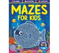 Mazes For Kids Ages 4-8: Maze Activity Book | 4-6, 6-8 | Games, Puzzles and Problem-Solving for Children