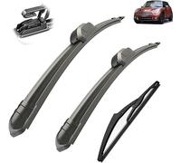MaZHIYIn Kit d'essuie-Glace pour Mini Cooper R56 Hatch 2007-2011,19in+18in+10in. Construction de Pointe, Essuie-Glace Avant, Facile à Installer