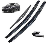 MaZHIYIn Kit d'essuie-Glace pour Nissan Qashqai J11 2013-2018,26in+17in+12in. Construction de Pointe, Essuie-Glace Avant, Facile à Installer