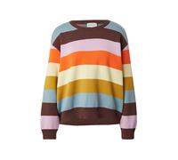 mazine Pull-over bleu clair / marron / lilas / orange, Taille XS