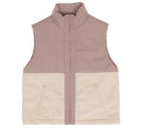 Mazine - Women's Fabric Blocking Vest - Polaire sans manches - L - grey brown / natural