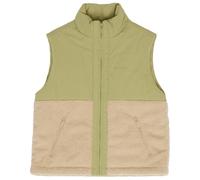 Mazine - Women's Fabric Blocking Vest - Polaire sans manches - L - matcha / natural