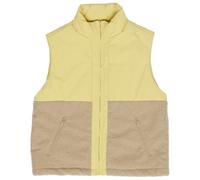 Mazine - Women's Fabric Blocking Vest - Polaire sans manches - XXL - fennel green / natural