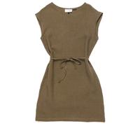 Mazine - Women's Linen Mini Dress - Robe - XXL - olive brown
