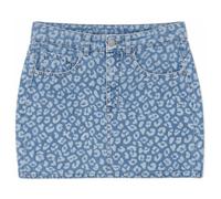 Mazine - Women's Printed Denim Mini Skirt - Jupe - XL - light blue wash