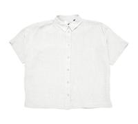 Mazine - Women's Short Sleeve Linen Shirt - Chemisier - XXL - bright white