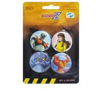 Mazinger ZPack 4 badges (Set A).