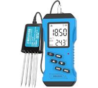 MazmornFly Analyse De Sol Testeur Rapide De Sol 7 en 1,Testeur D'azote, Phosphore,Potassium Npk,Ph,Humidité,Conductivité des Nutriments,Compteur EC Comprendre avec Précision La Fertilité des Sols
