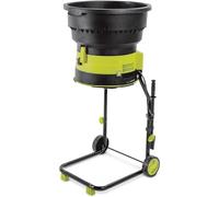 MazmornFly Broyeur De Feuilles électrique15 A 2 500 W, Rapport De Réduction 17:1, 8 000 TR/Min, Paillage Maximal Jusqu'à 55 Gallons par Minute, 20 Fils De Coupe, Câble d'alimentation De 50 M