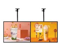 MazmornFly Caisson Lumineux LED Mural pour Menus (Restaurants Et Food Trucks), Caisson Publicitaire Numérique LED, Porte-Affiche Ultra-Fin avec Cadre Clipsable Et Panneau Lumineux 2pcs-60 * 100cm